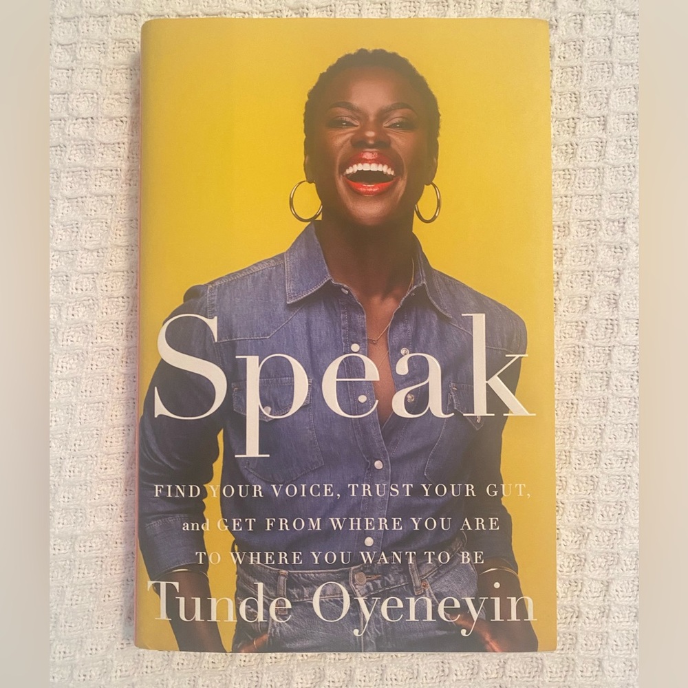 Speak by Tunde Oueneyin hardcover book